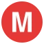 Circle showing First letter of name